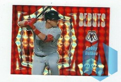 2021 Panini Prizm Mosaic Bobby Dalbec Debuts Red White Prizm #PD18 Boston Red Sox